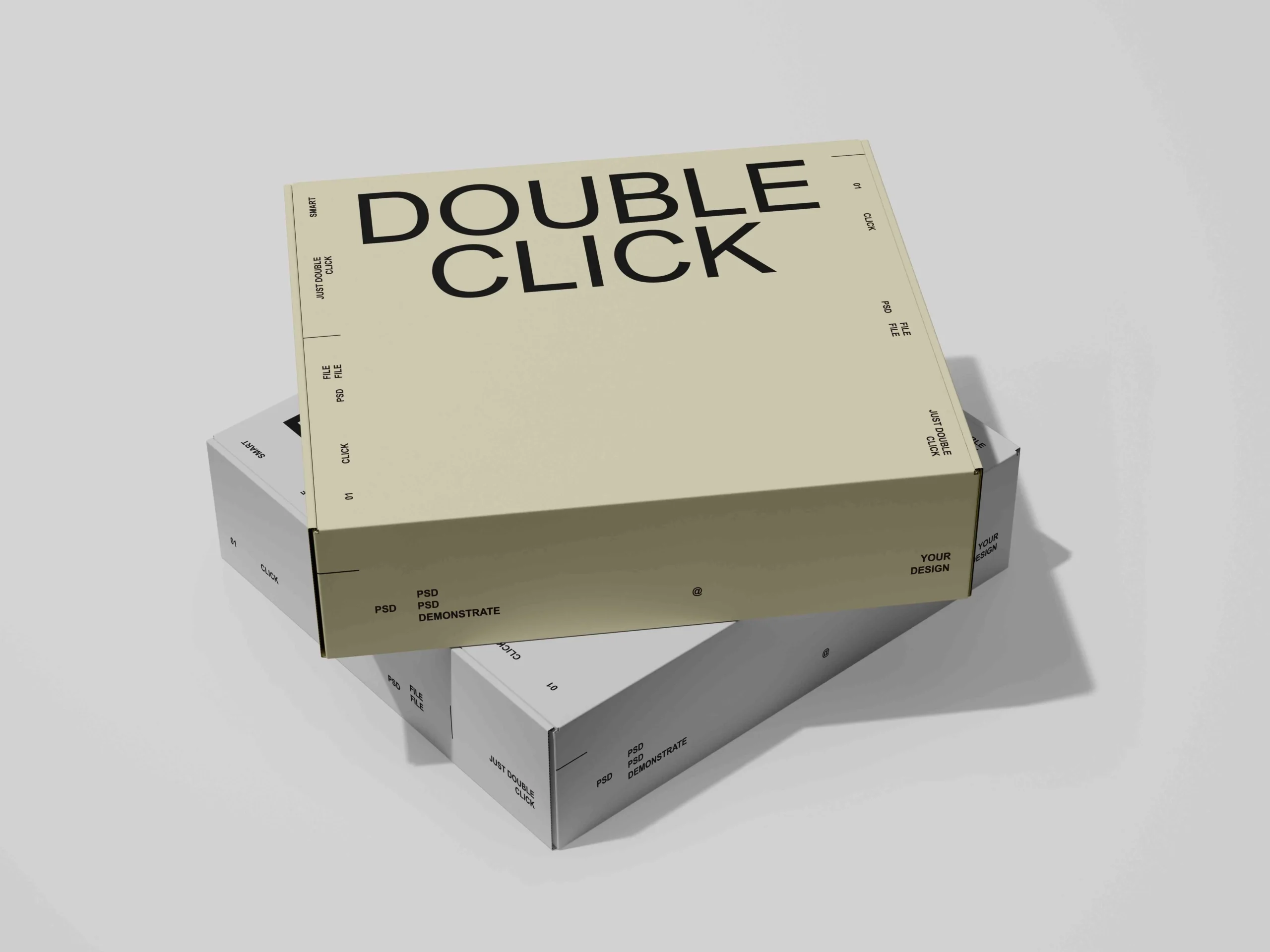 Paper Box Scene Mockup
