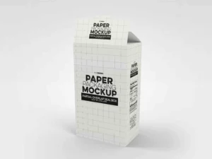 paper cereal box packaging mockup 2