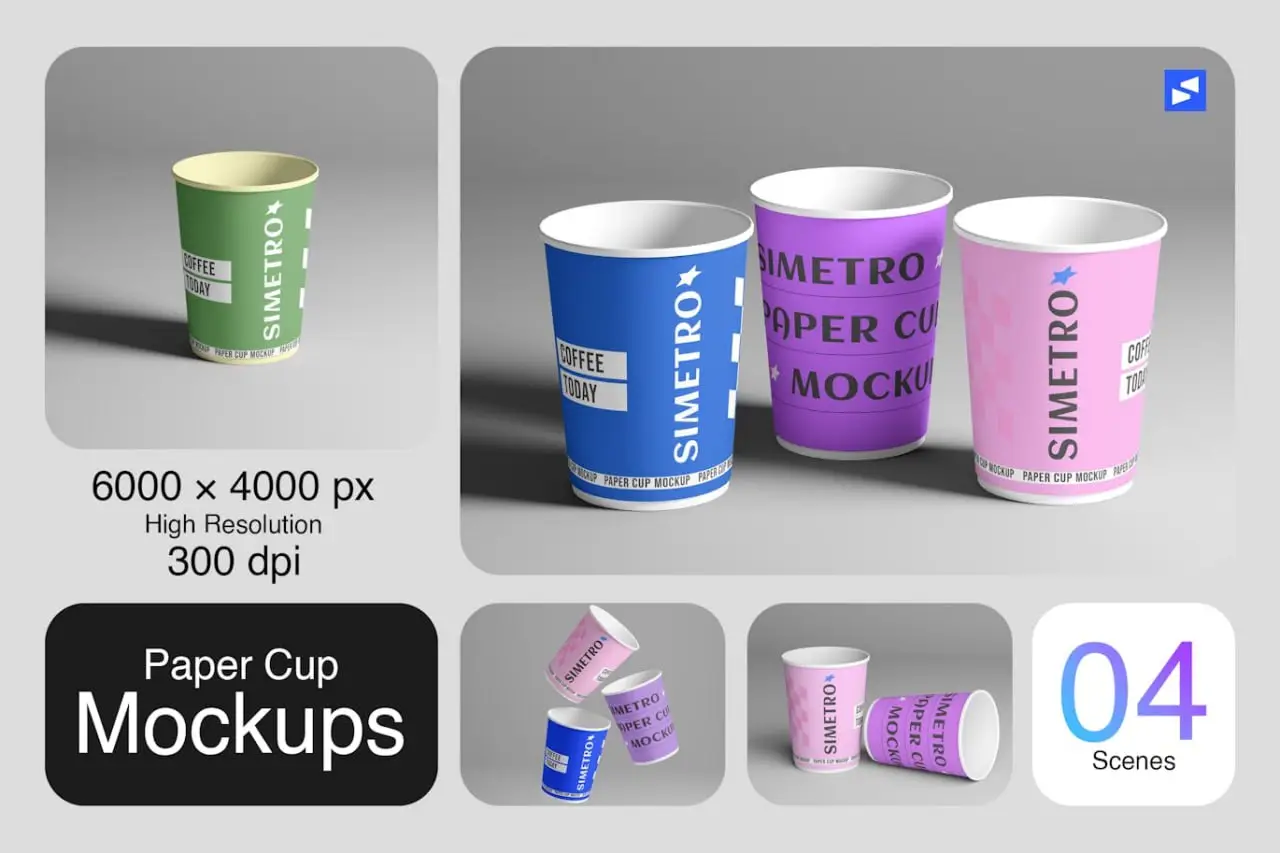 Paper Cup Mockup