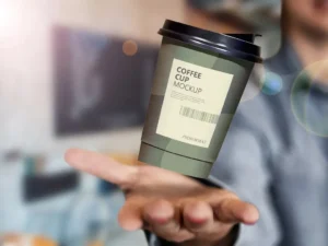 paper cup mockup stbrn
