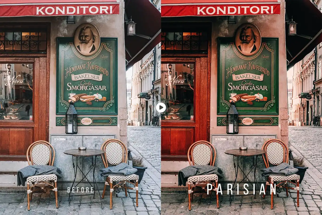 Parisian City Portrait Photoshop Action & Lut 7 parisian city portrait photoshop action lut 6
