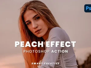 peach effect photoshop action 3