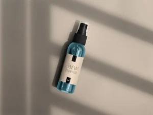 perfume spray bottle mockup