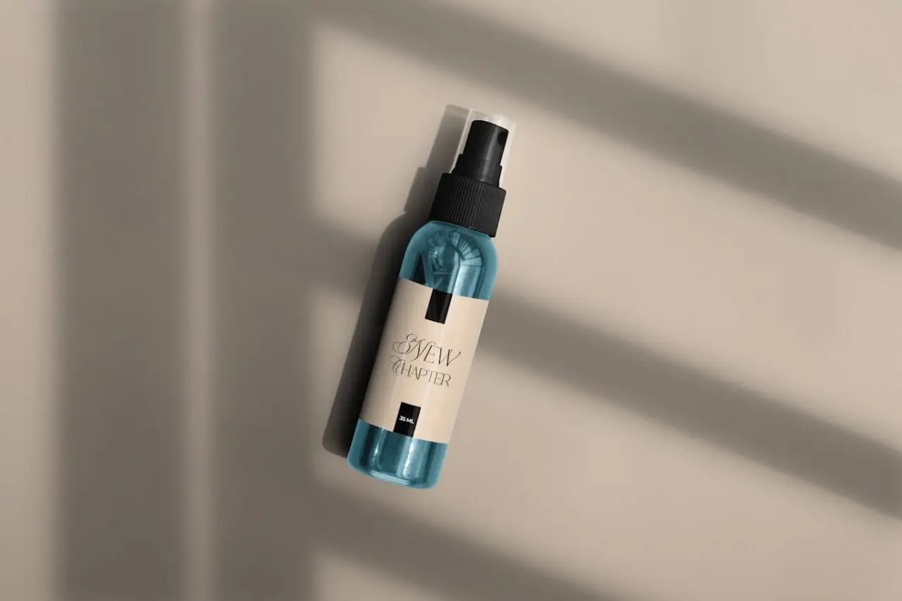Perfume Spray Bottle Mockup