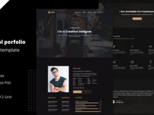 personal portfolio resume template