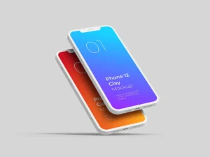 phone 12 clay mockup 1