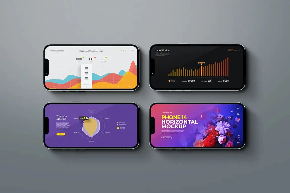 Phone 14 Horizontal Set