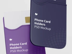 phone card holder mockup 1