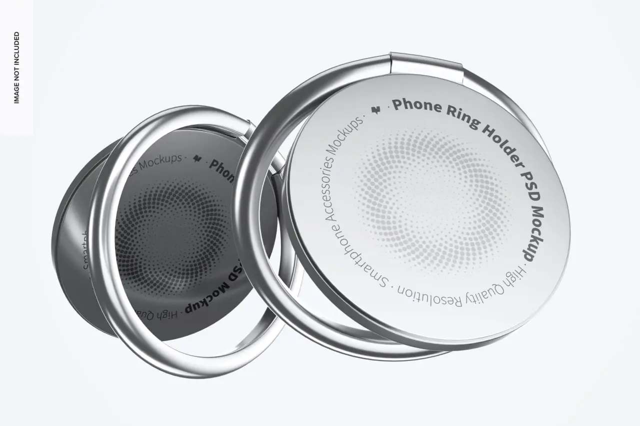 Phone Ring Holders Mockup