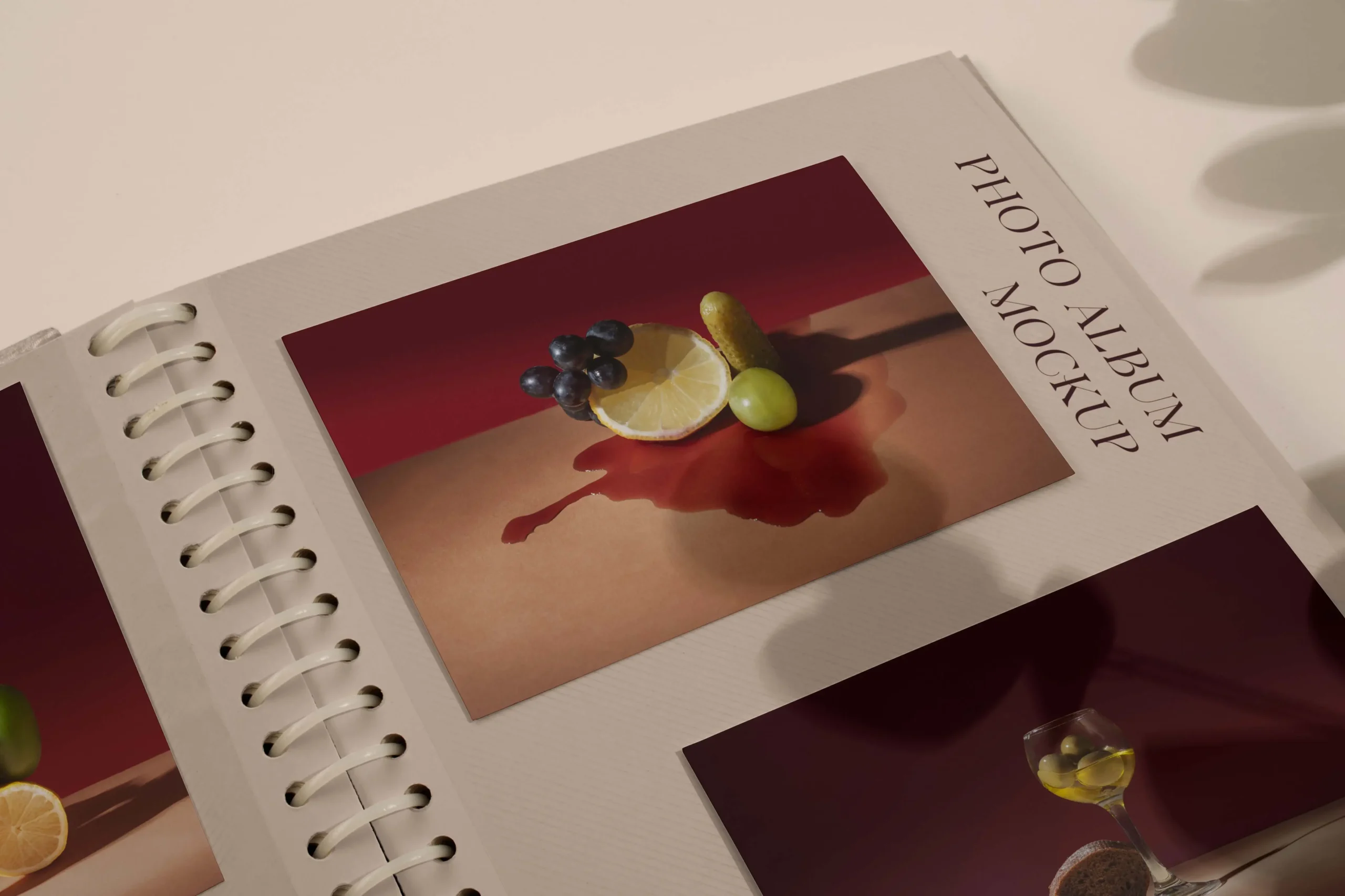 Photo Album Mockup Set 20 photo album mockup set 15