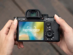 photo camera mockup 2