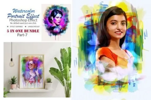 Photoshop Photo Effect Template