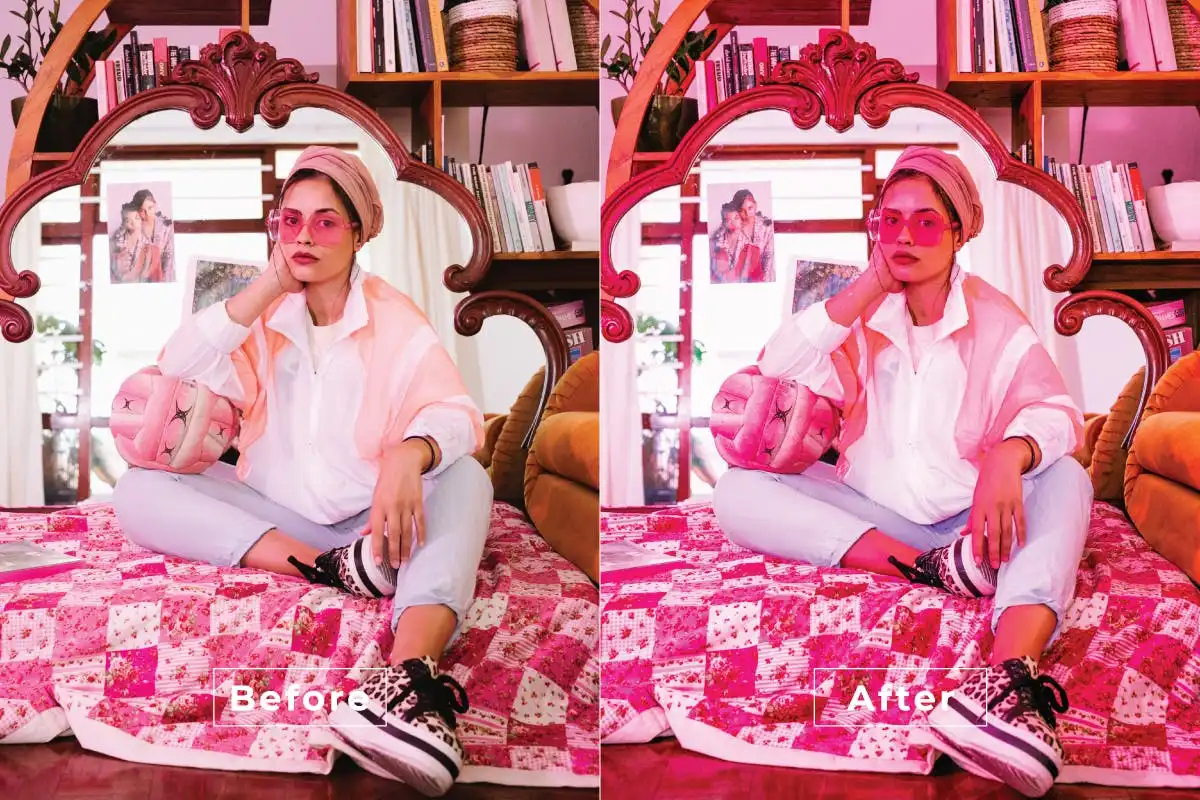 Pink Actions Photoshop Action 4 pink actions photoshop action