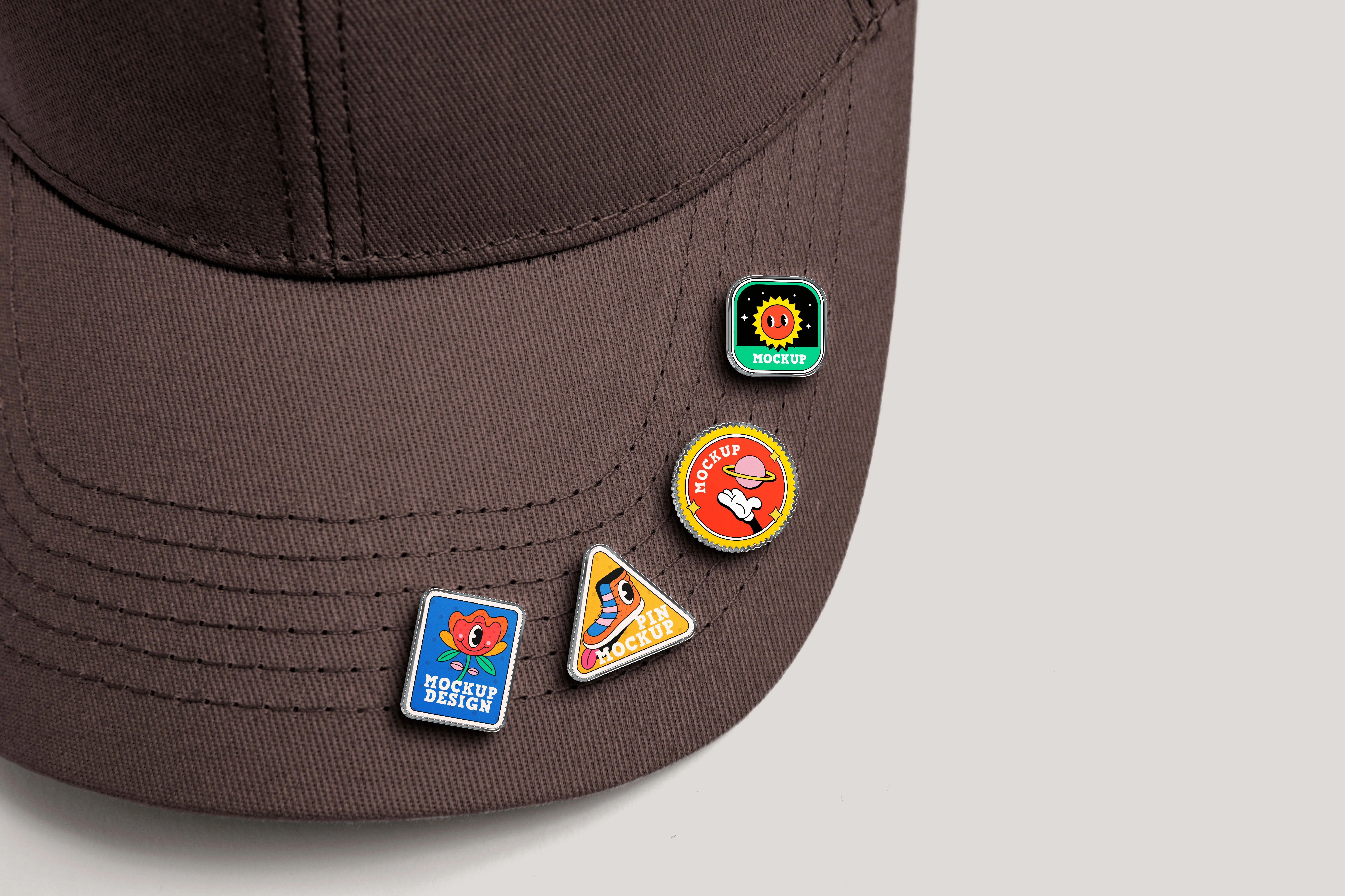 Pins Mockup On Beanie Nat 1