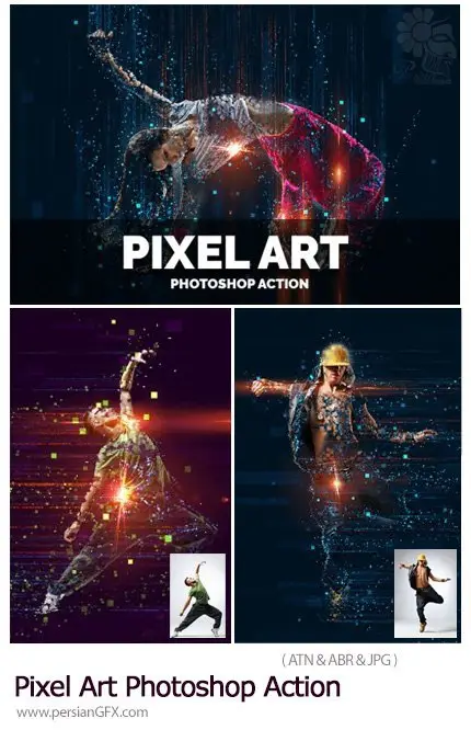 Pixel Art Photoshop Action