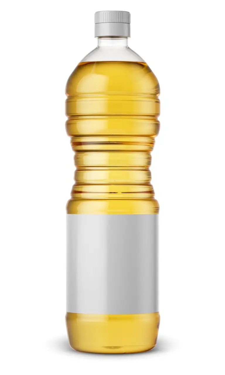 Plastic Sunflower Oil Bottle Mockup