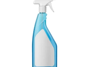 plastic trigger sprayer bottle with liquid mockup