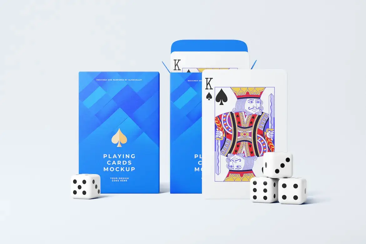 Playing Cards Mockup