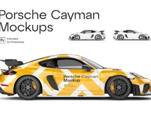porsche cayman mockups