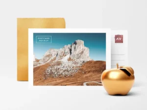postcard mockup