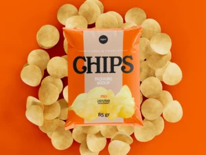 potato chips packaging mockup qsdx6m