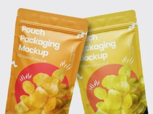 pouch packaging mockups