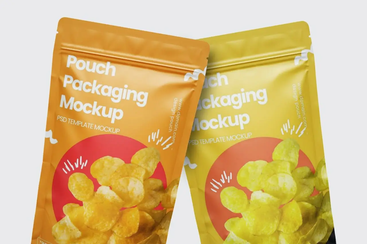 Pouch Packaging Mockups