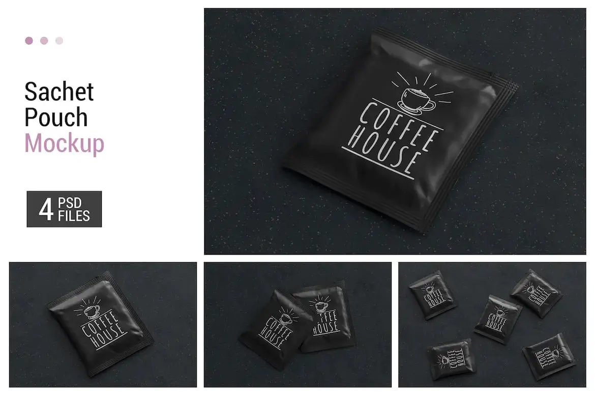 Pouch Sachet Mockup