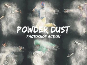 powder dust photoshop action 2