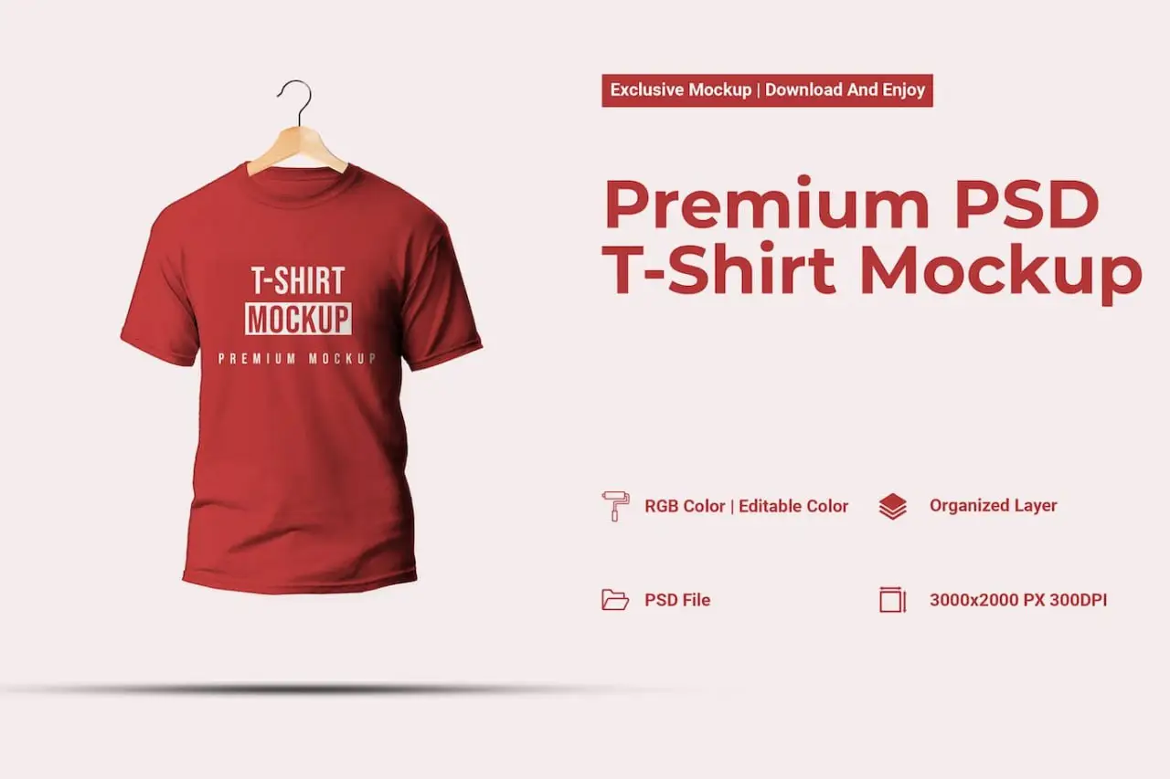 Premium Psd T-Shirt Mockup