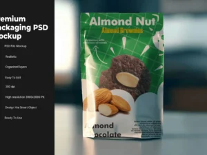 premium packaging psd mockup