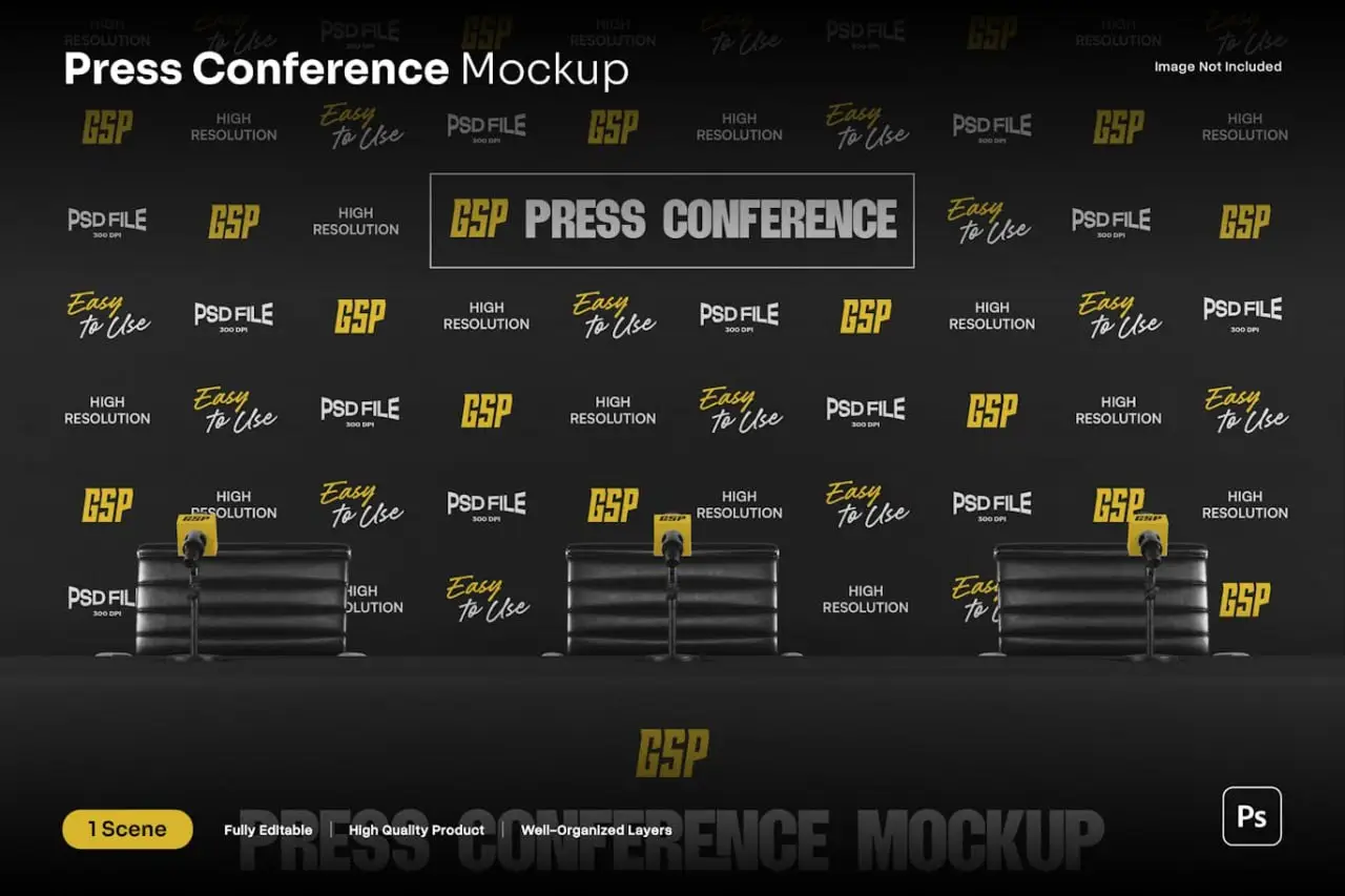 Press Conference Mockup