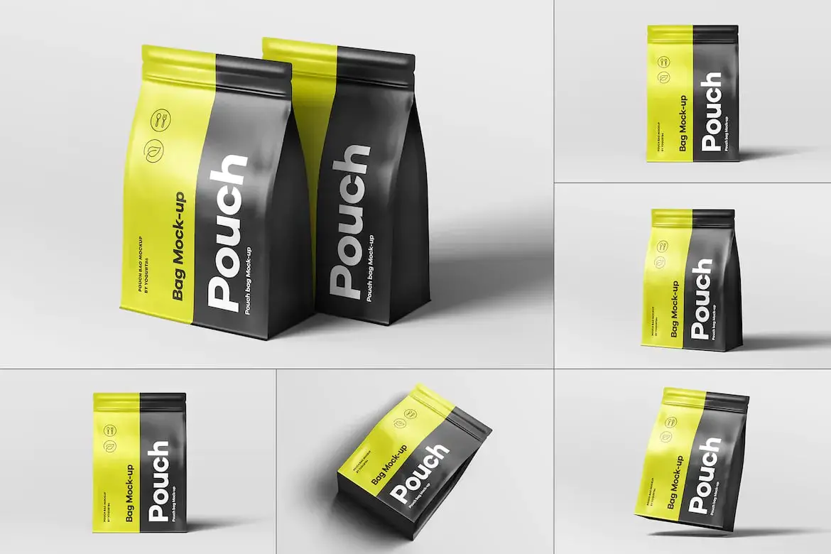 Protein Pouch Bag Mockup
