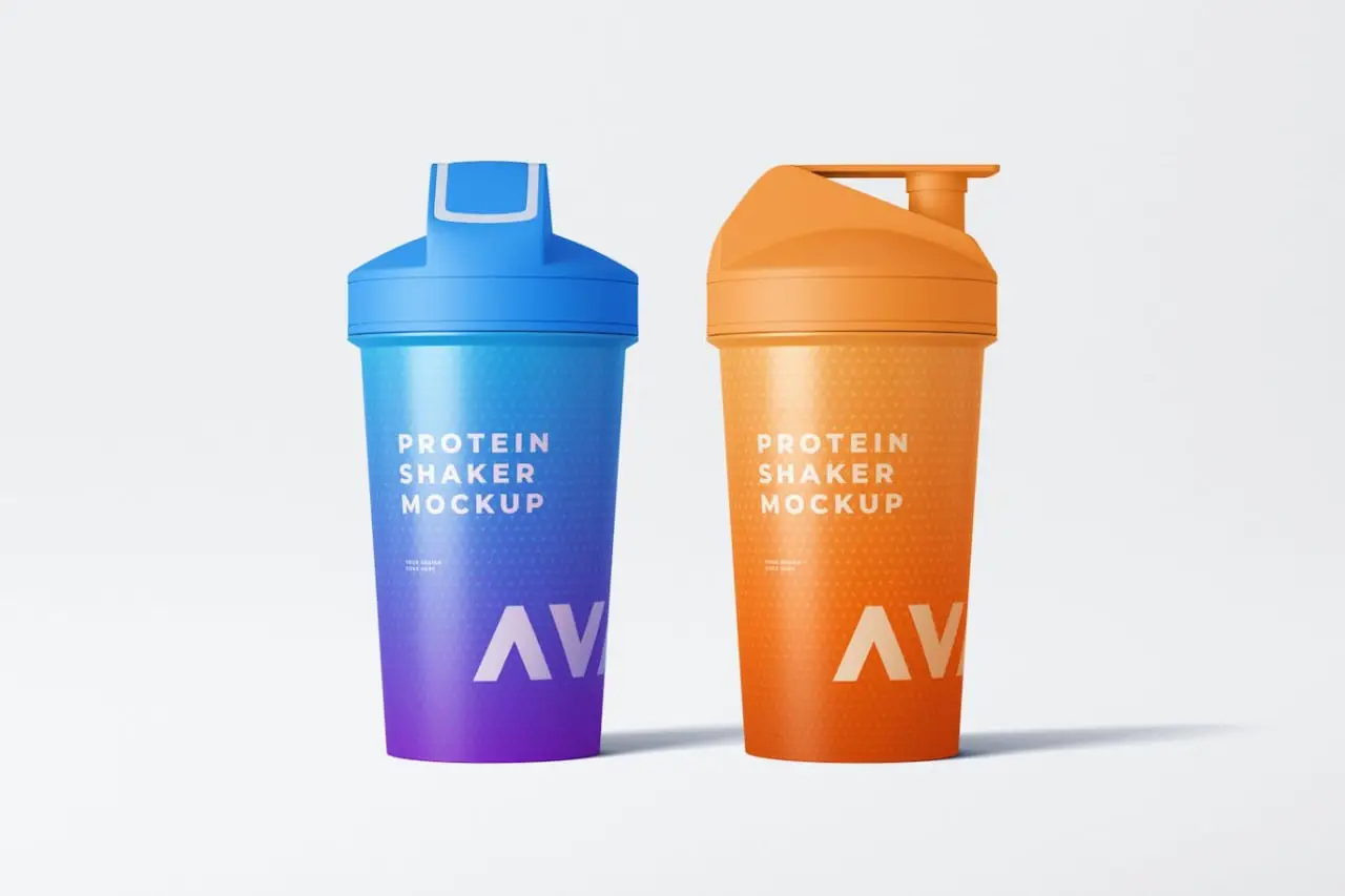 Protein Shaker Mockup