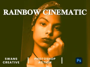rainbow cinematic photoshop action 2