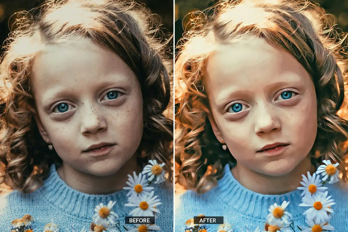 Realistic Painterly Photoshop Action 9 realistic painterly photoshop action 5