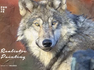 realistic painting photo effect 1