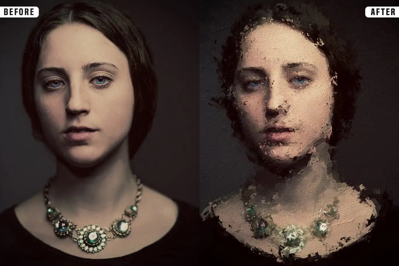Realistic Painting Photoshop Action