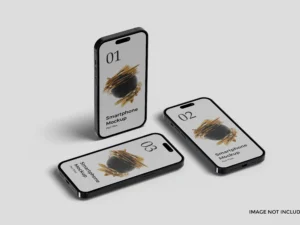 realistic smartphone presentation mockup 10