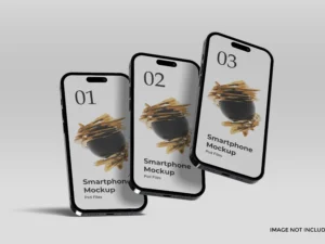 realistic smartphone presentation mockup 11