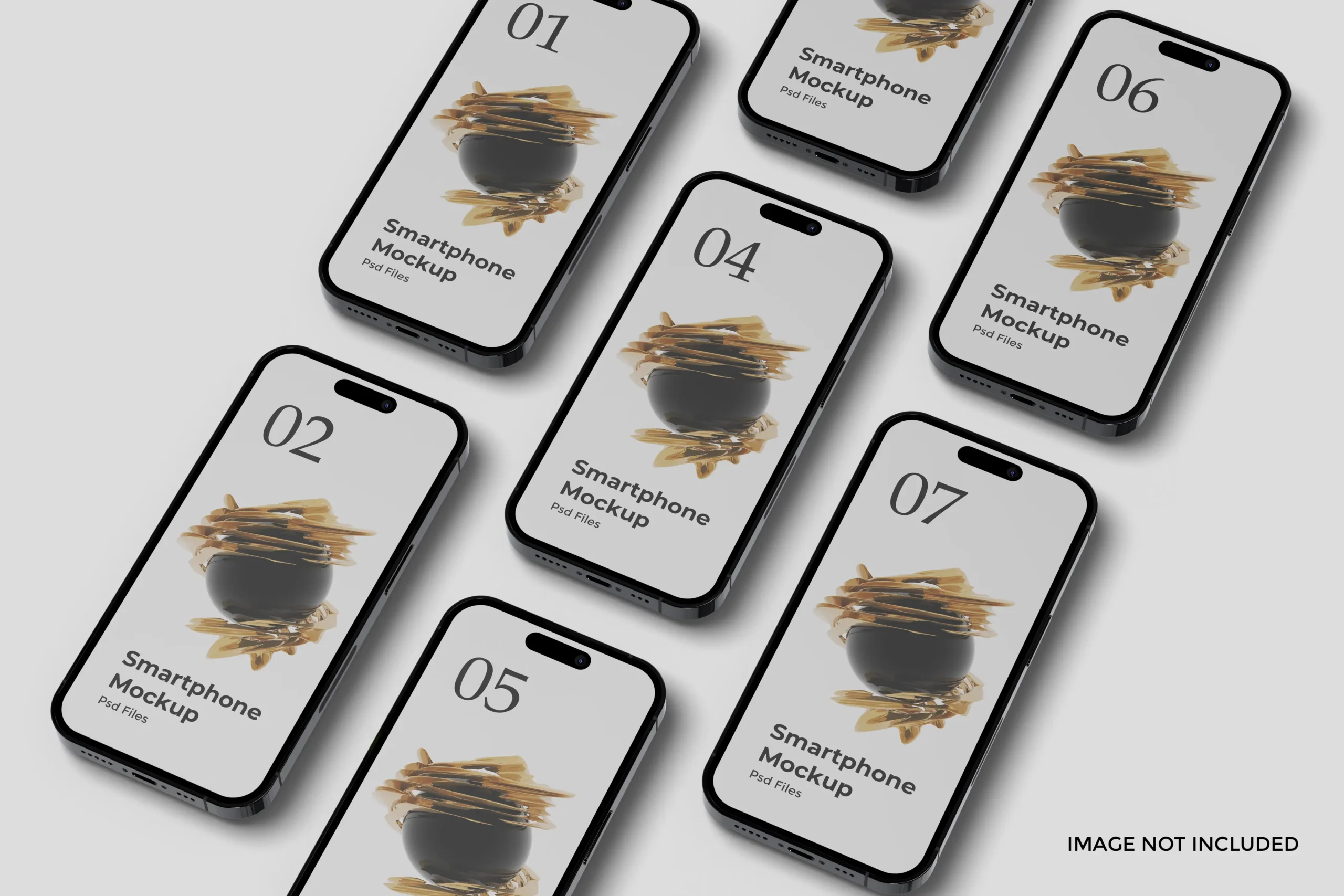 Realistic Smartphone Presentation Mockup 2