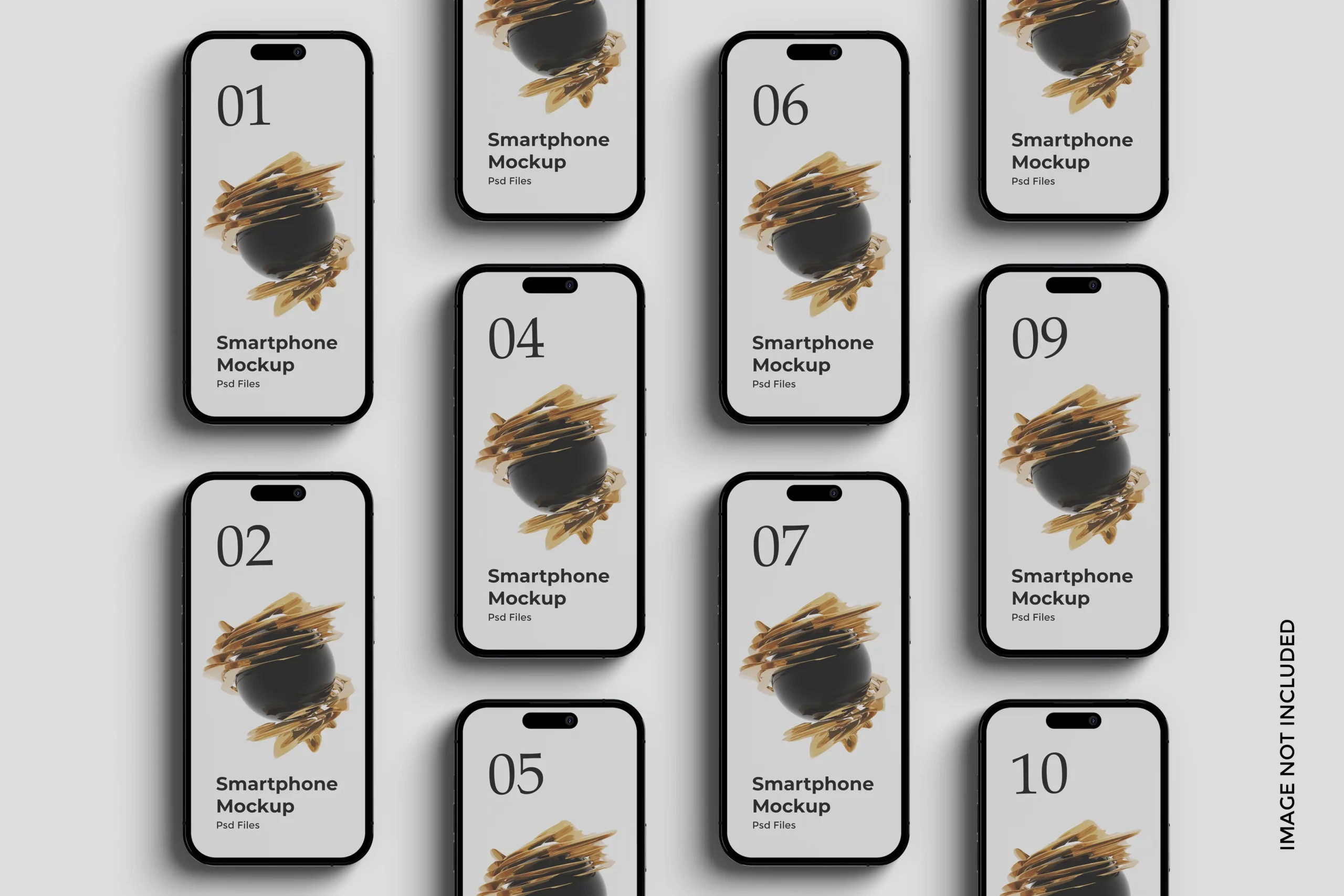 Realistic Smartphone Presentation Mockup 3