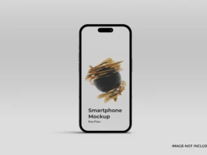 realistic smartphone presentation mockup