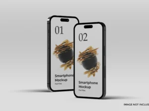 realistic smartphone presentation mockup 6