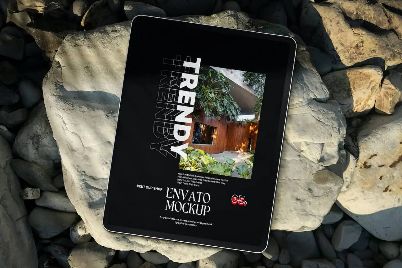 Realistic Ipad Pro Mockup