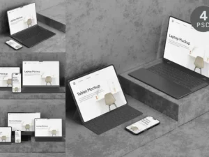 responsive devices screen mockup