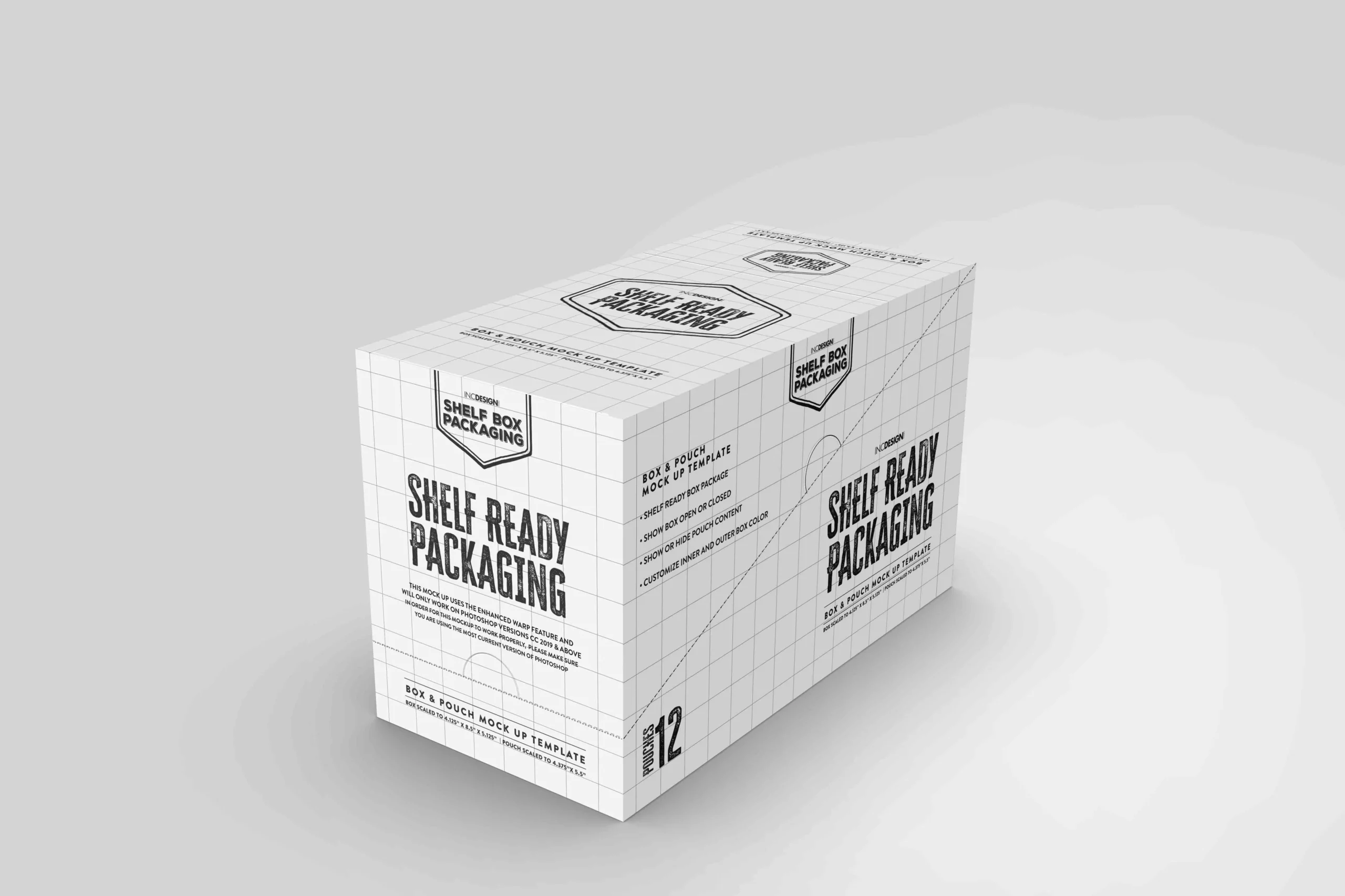 Retail Shelfbox 21 Packaging Mockup