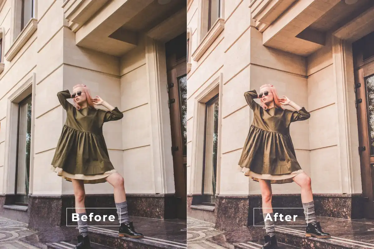 Retro Pose Photoshop Action