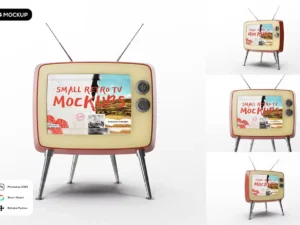 retro tv mockup 6