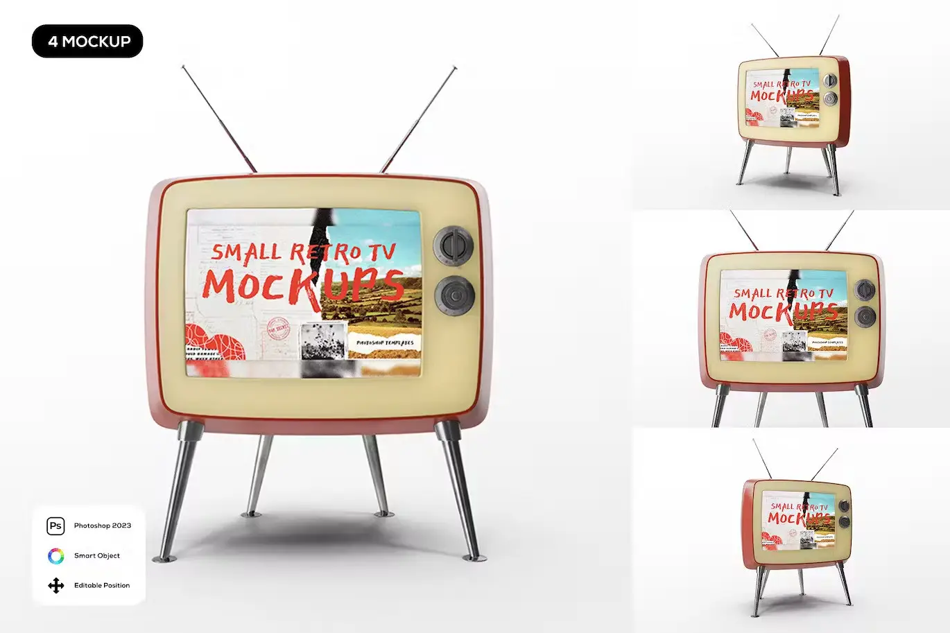 Retro Tv Mockup